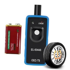 EL-50448 TPMS Relearn Tool with Battery, OEC-T5 TPMS Reset With Battery Blue