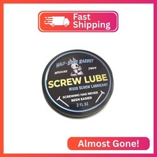 Screw Lube 2 Ounce Wood Screw Lubricant Made in the USA Half-Blind Rabbet Vetera