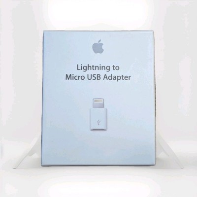 Apple - Lightning-to-Micro USB Adapter - White MD820ZM/A NEW GENUINE