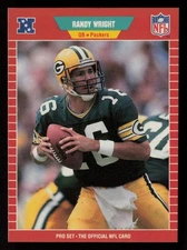 Randy Wright 1989 Pro Set Series 1 #138 Green Bay Packers
