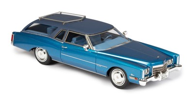 Esval Models 1972 Cadillac Eldorado 2 Doors Station Wagon 1:43 Blue