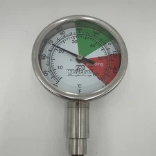 Whitehall 3'' Dial 28'' Temperature Guage