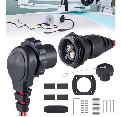 1865120 MKR-28 Trolling Motor Plug and Receptacle for Minn Kota Freshwater an...
