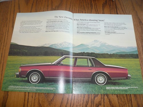 1978 Chevrolet Caprice Classic & Impala Sales Brochure - Vintage - Picture 2 of 8