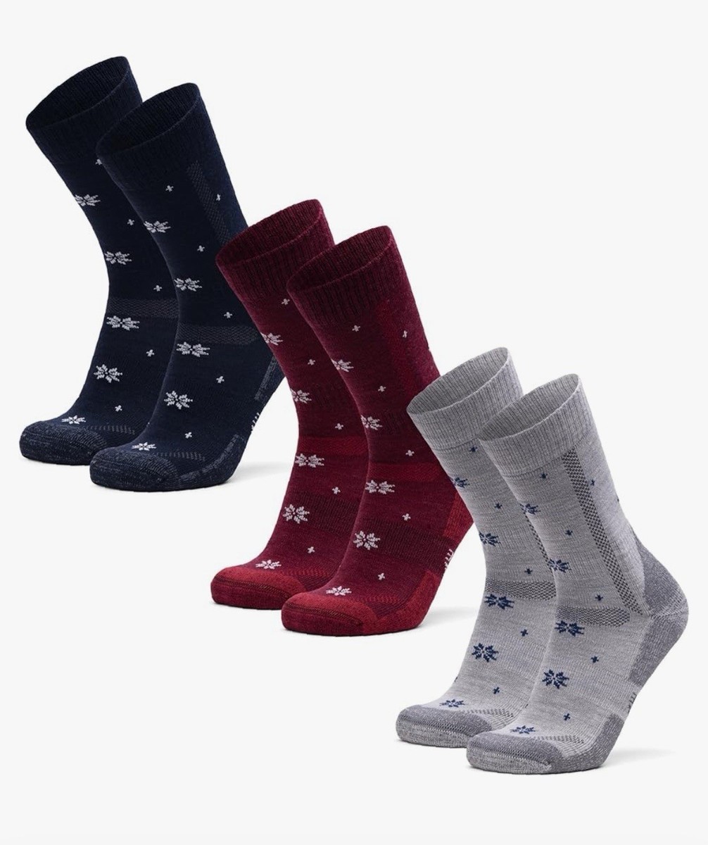 DANISH ENDURANCE Hiking Socks, Merino Wool Lightweight, Anti