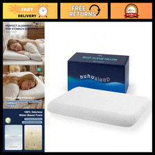 Low Profile Thin Memory Foam Pillow for Stomach Sleepers - 2.75 Inch Slim Design