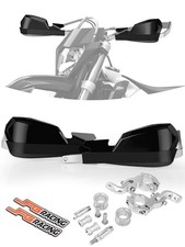 Dirt Bike Motorcycle Hand Guards,Universal for 7/8" 22mm and 1 1/8" 28mm black