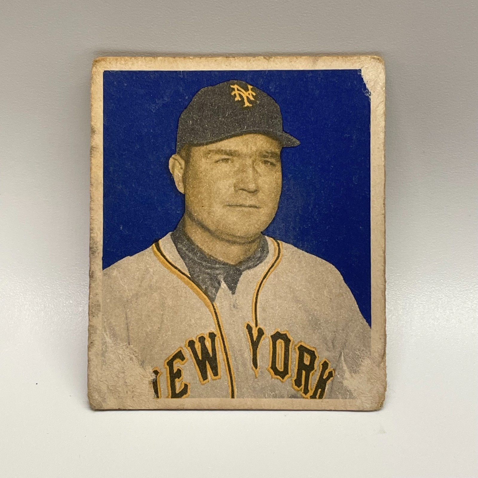 1949 Bowman - Johnny Mize #85 Gray Back No Name on Front