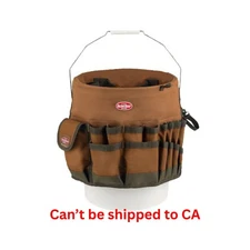 5 Gallon Bucket Tool Organizer Bag 30 Pocket Heavy Duty Tool Storage Caddy