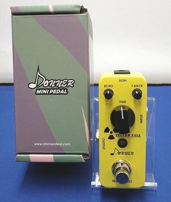 DONNER Yellow Fall Analog Delay Pedal Guitar Effect True Bypass Warm Echo