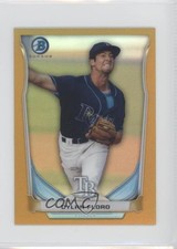2014 Bowman Gold 4/25 Dylan Floro #BM-TBR4 3v0