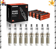 Iridium Platinum Spark Plugs Compatible with Chevrolet Silverado 1500, 2500/3500