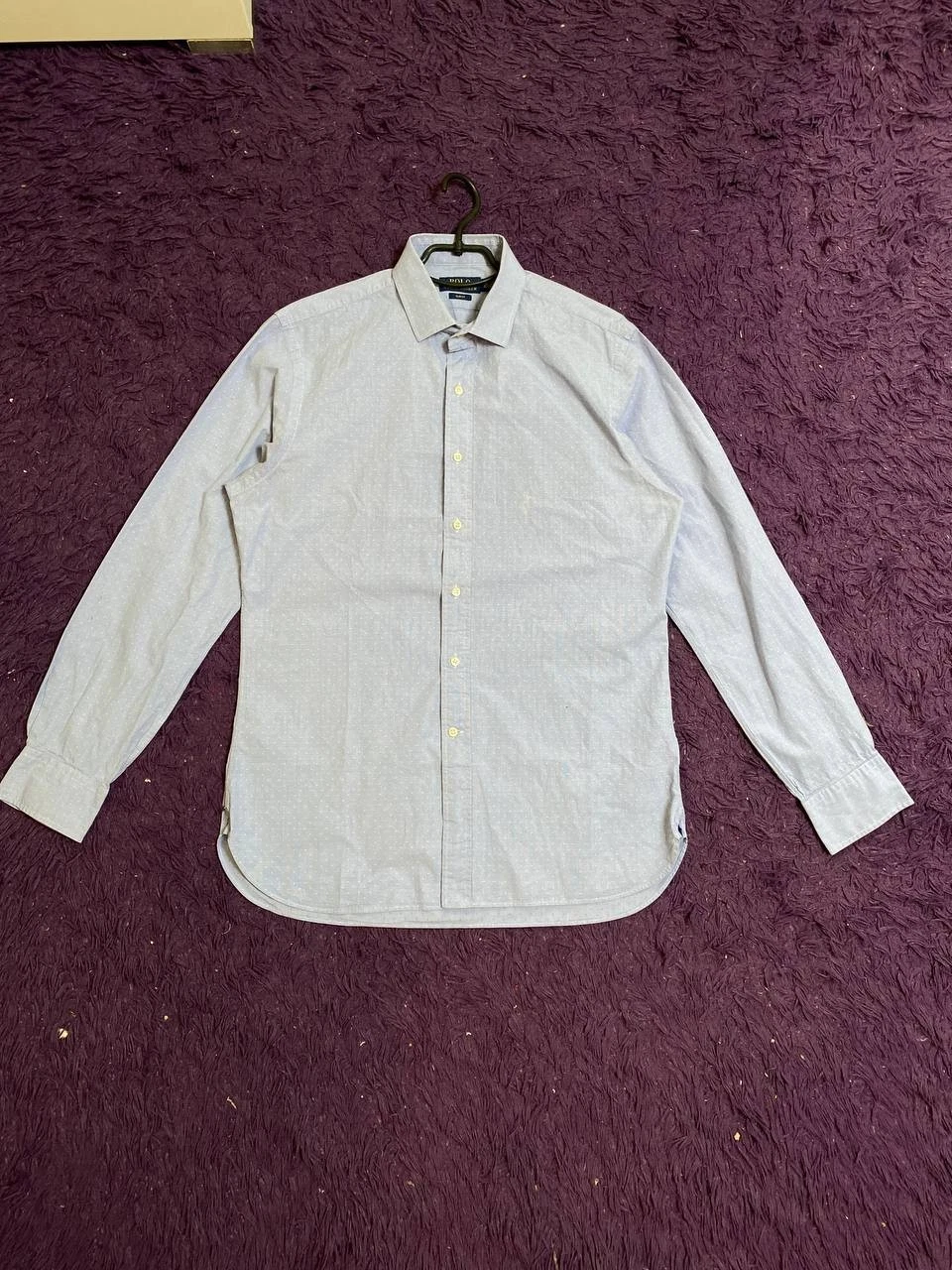 Polo Ralph Lauren Shirt Mens Striped Long Sleeve Button Up 16 40/41