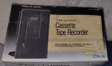 Boxed Realistic CTR 76 Portable Cassette Tape Player Recorder New In Box