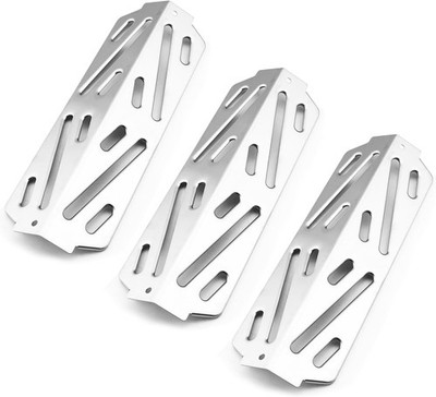 GFTIME Flavorizer Bars 66040 31,8 cm 3er Edelstahl Hitzereflektor für Weber Gene