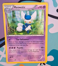Pokémon TCG Meowstic 43/106 Flashfire Reverse Holo Uncommon English 2014