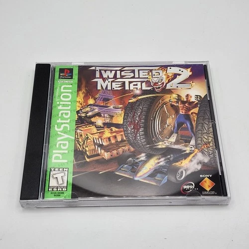 Twisted Metal 2 Sony PlayStation 1 PS1 1997 Video Game Complete w/ Manual