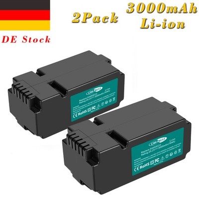 2X Für Yard Force 862601 862615 0862622001 SA500 MR600 25,2V 3000mAH Li-ion Akku