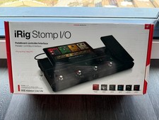 IK Multimedia iRig Stomp I/O USB Guitar Controller New Open Box Never Used