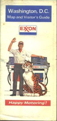 1972-73 Exxon Washington, DC Vintage Road Map eBay