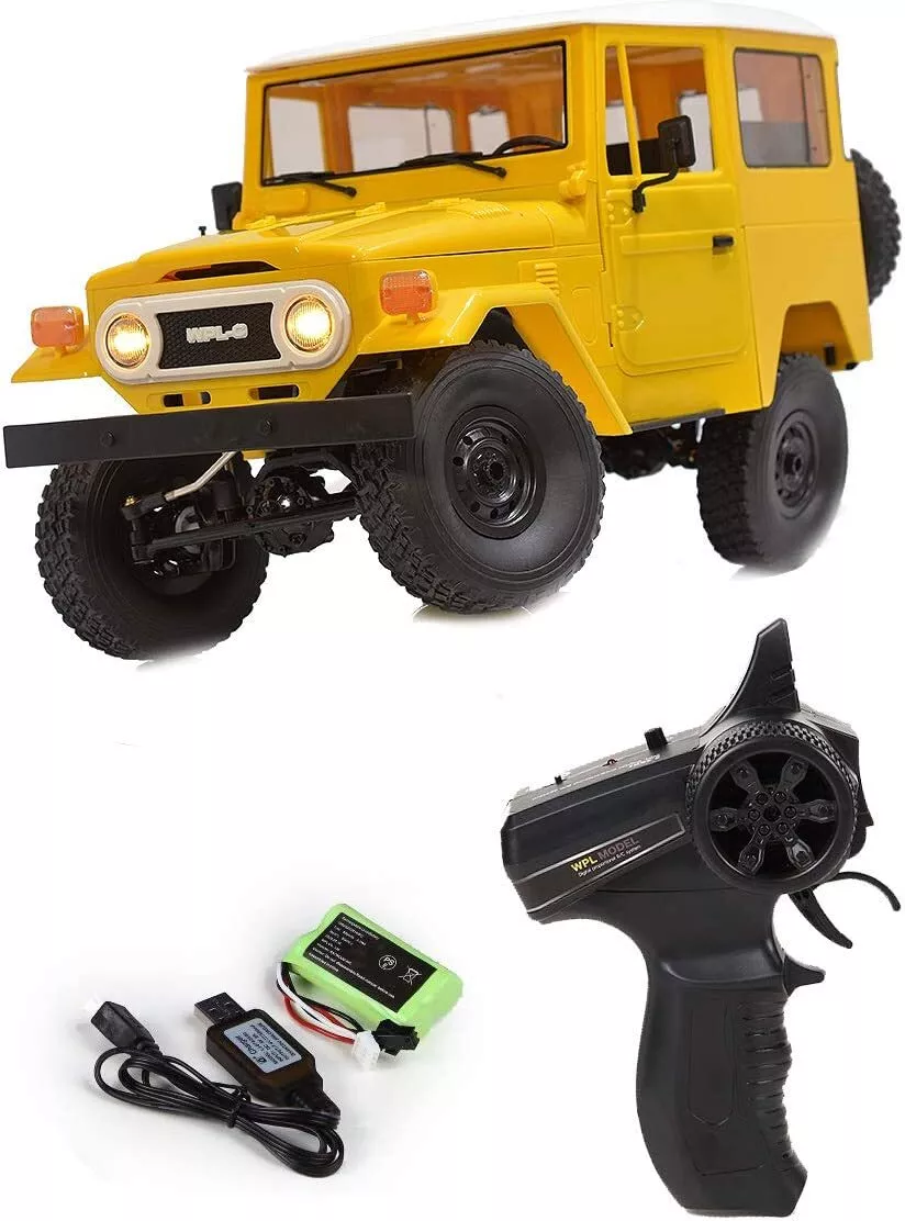 WPL JAPAN C34 Genuine Product with Technical Standards Mark, 1/12 Scale Yellow