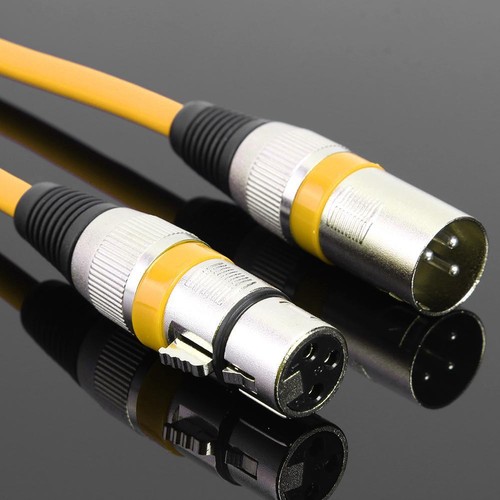 3Pin XLR Male to XLR Female Multi-Shielding Audio Adapter Cable for Microphones - Picture 5 of 9