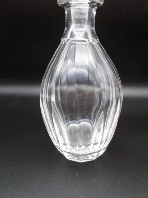Grand flacon ancien en cristal - Photo 2/3