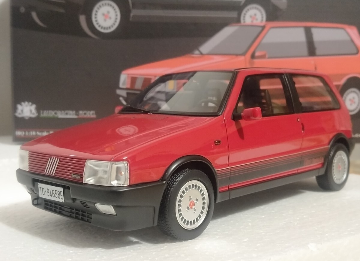 FIAT UNO TURBO 1°s 1987 LAUDORACING 1/18 LIMITED EDITION 350pz