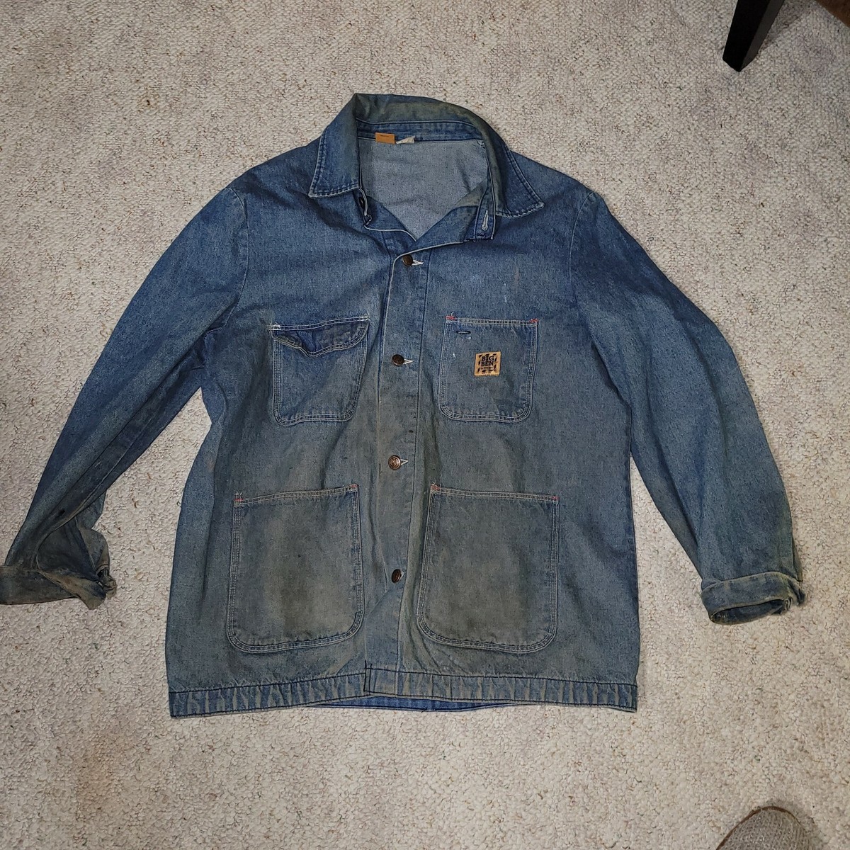 30s〜 \"BIG BEN\" Denim O.A vintage Big Ben denim chore jacket – 86 Vintage