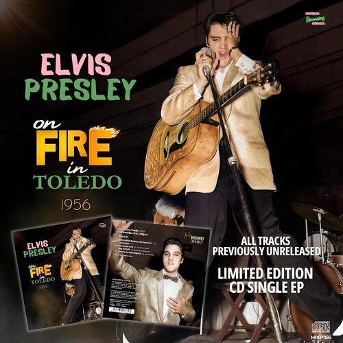 Elvis Presley : On Fire in Toledo 1956 CD EP (2024) ***NEW*** Quality guaranteed - Picture 1 of 1