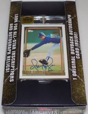 2016 Topps Archives Signature Series Omar Vizquel AUTO Card #101 Serial #1/1