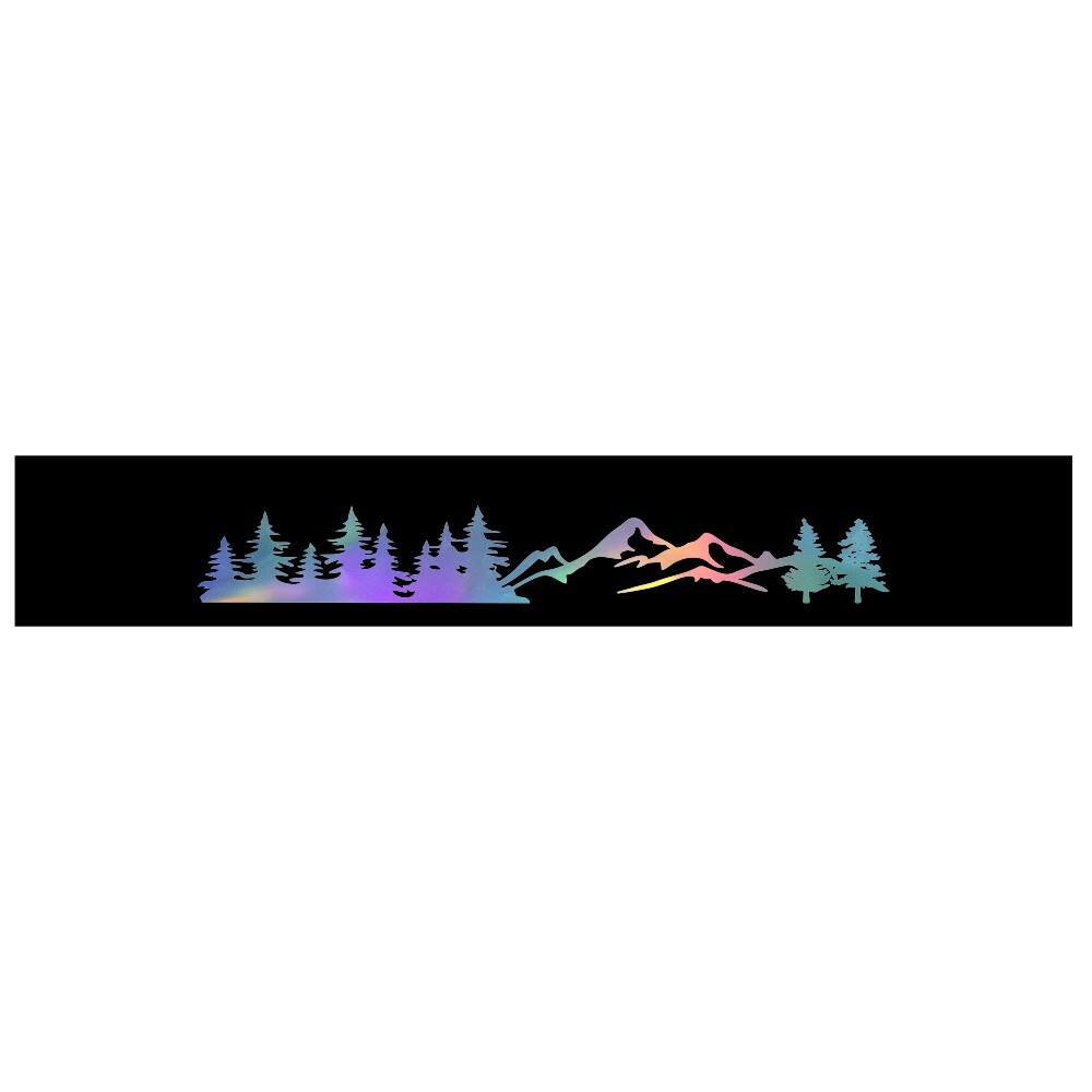 Car Windscreen Decal Sun Visor Strip Laser Window Sticker Banner Waterproof