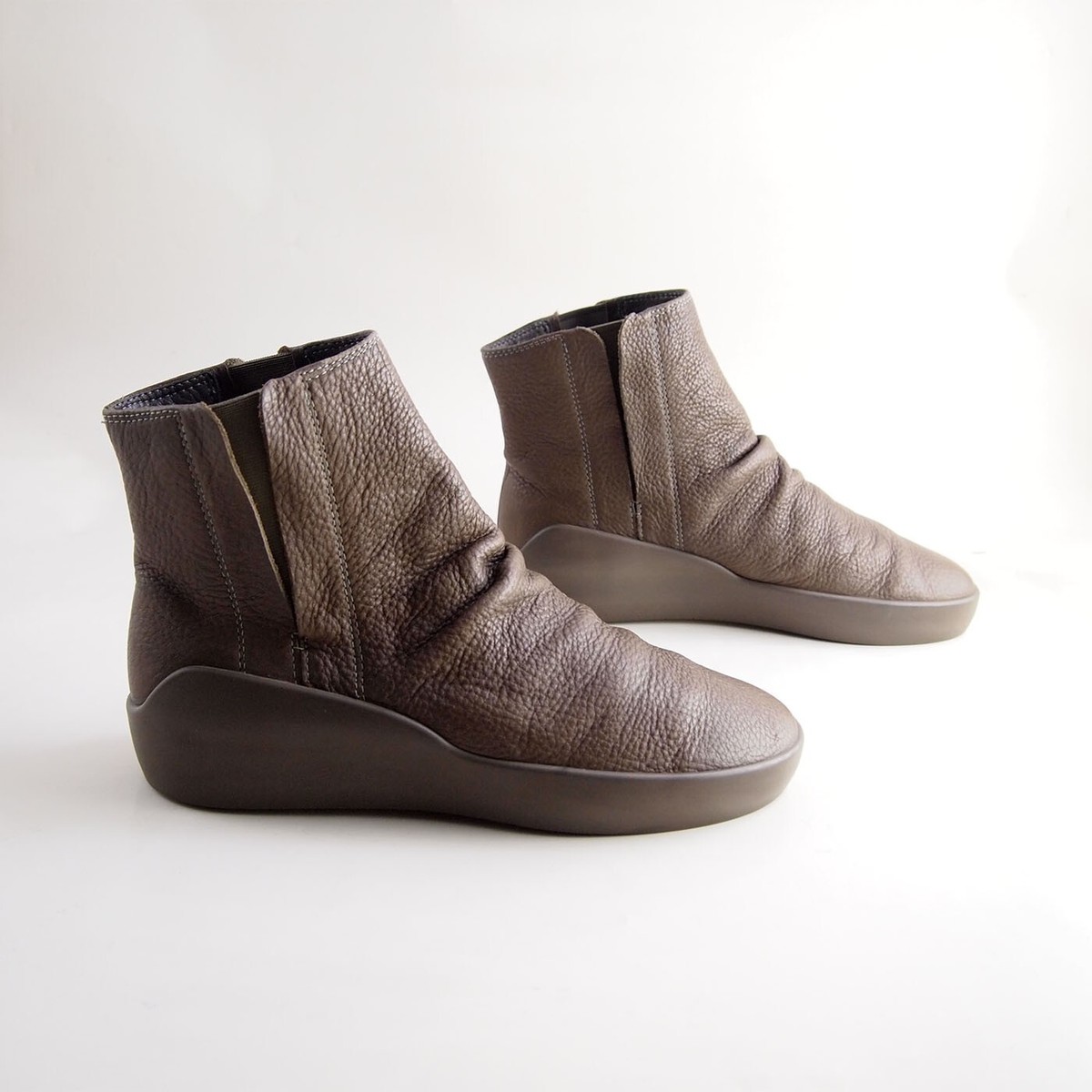 Last Conspiracy x Ecco Sneaker Boots Green Leather Womens