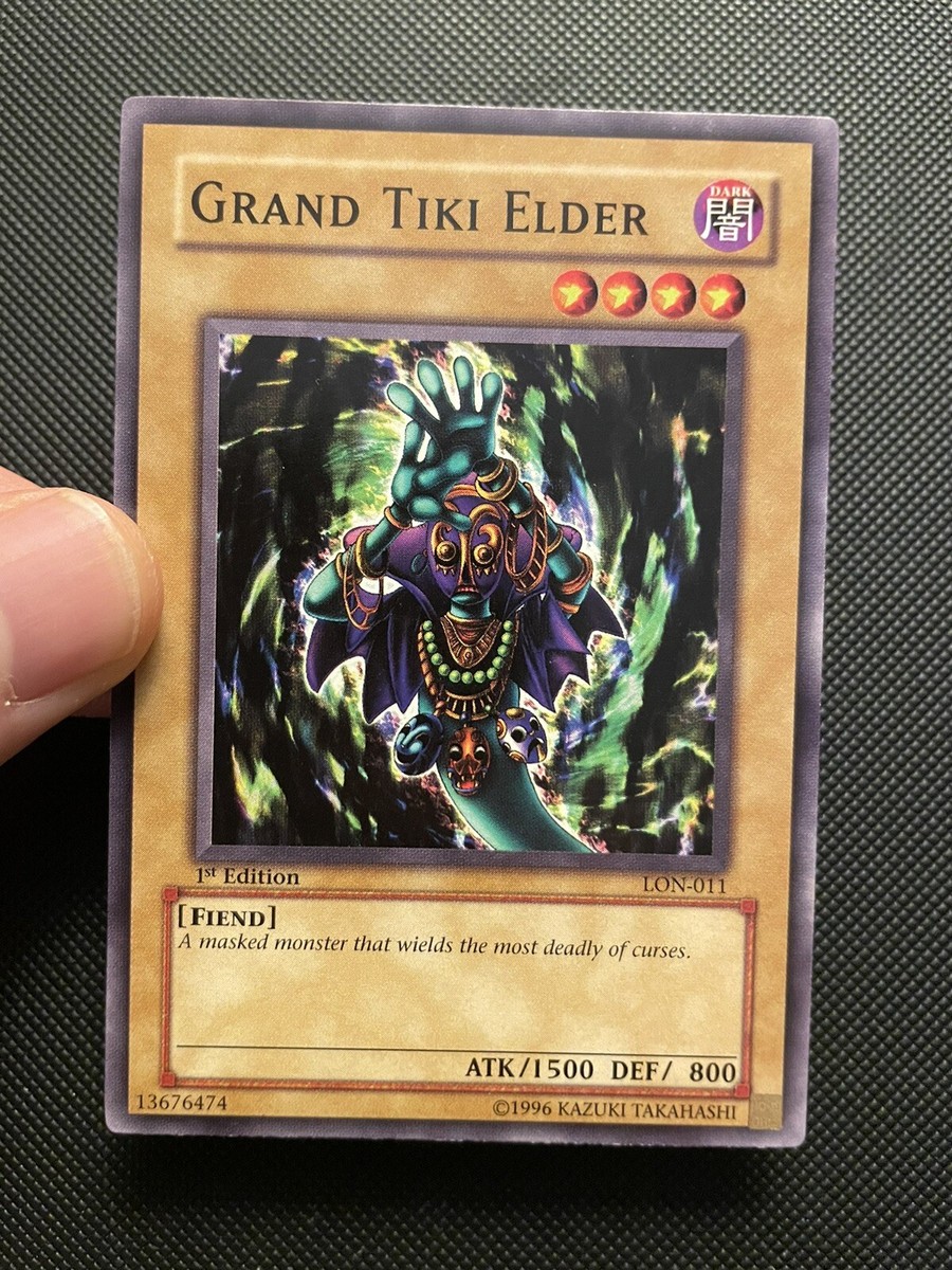 Yu-Gi-Oh! card - GRAND TIKI ELDER 英語版 Yu-Gi-Oh! Grand Tiki Elder - LON-011 - 1st Edition - Common NA
