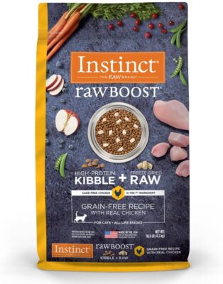 Instinct Raw Boost Grain Free Recipe with Real Chicken Natural Cat Food, 10lb