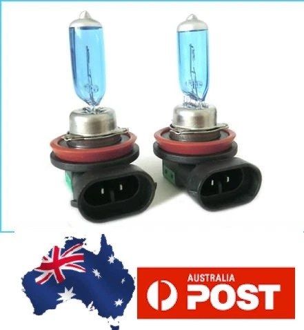 H16 Blue Diamond FOG LIGHTS Headlight Fog Light Bulbs Globe Super White 12V