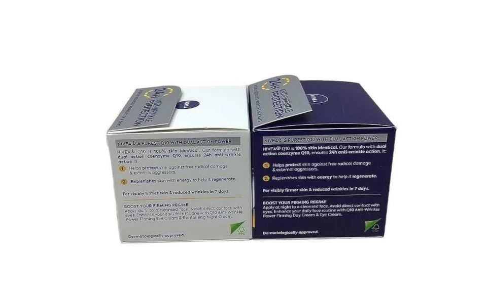 NIVEA Q10 Anti-Wrinkle Day Cream SPF15 50 ml+ Q10 Anti-Wrinkle Night Cream 50ml - Image 3 of 3