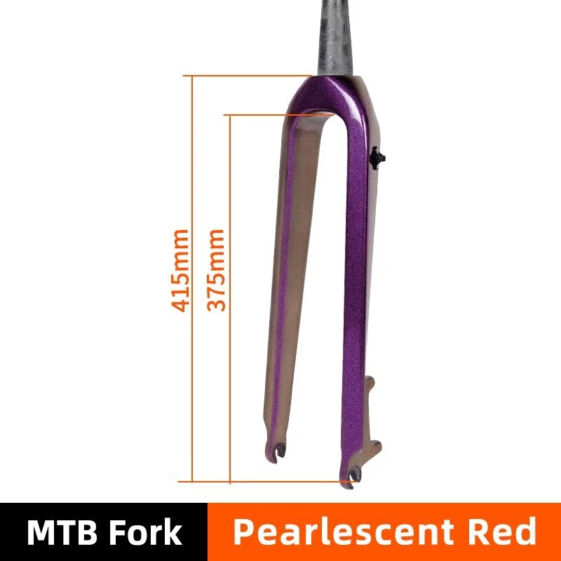 Carbon Fiber Mountain Bike Rigid Fork Disc Brake Tapered Tube Carbon MTB Fork - Image 4 of 4