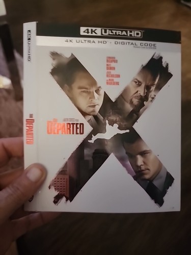 The Departed (4k Ultra HD, READ!!! SLIPCOVER ONLY, NO DISCS 2006)