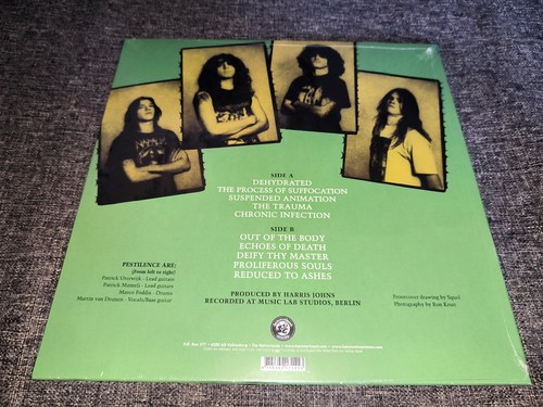 Pestilence 1989 - Consuming Impulse (Clear/Yellow Split Vinyl LP 2022) Sealed - Picture 3 of 3