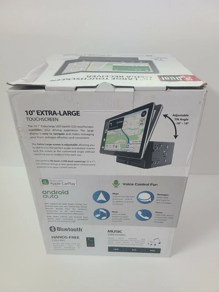 New Dual DMCPA11BT 10.1" Digital Media Receiver 2019-2020 Ford Ranger Bluetooth - Image 2 of 4