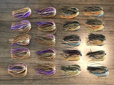 20 Tournament Double Banded Bass Jig Skirts - Bluegill V2 Pack