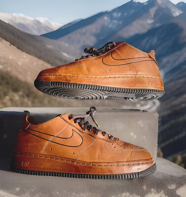 NIKE AIR FORCE 1 'SUPREME DS DECONSTRUCT' TAWNY/HAZELNUT BROWN
