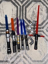 Star Wars Electronic Lightsaber Lot of 6