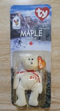 Maple The Bear -1999 McDonald's Ty Beanie Baby With Rare Errors 1993/OAKBROOK