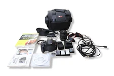 Canon EOS Rebel T5 18 MP DSLR Camera EFS 18-55mm Lens 4 Batteries 2 Charger MORE