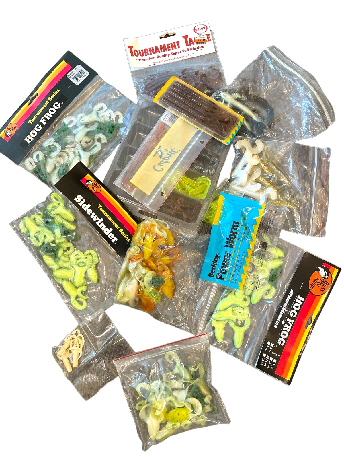 Used Fishing Lures, Worms & Others Lot. Fishing Accessories Tools For Beginners - Image 1