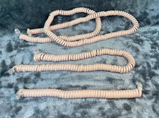 Vintage DARK BEIGE Modular Handset cord RJ22 6 or 25 ft-SPECIFY your length