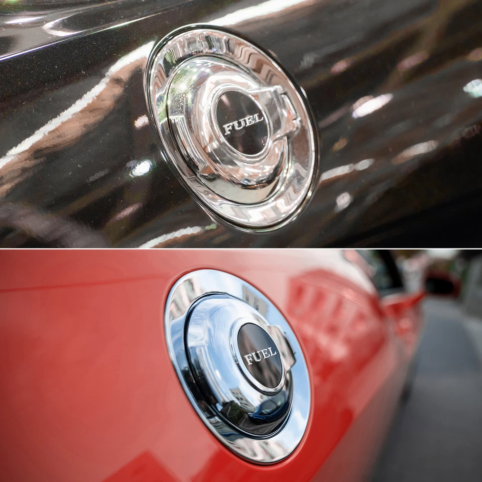 Paquete (1) Cubierta de llenado del tanque de combustible Tapa del tanque de gasolina para Dodge Challenger 08-19 Foto 4 de 4