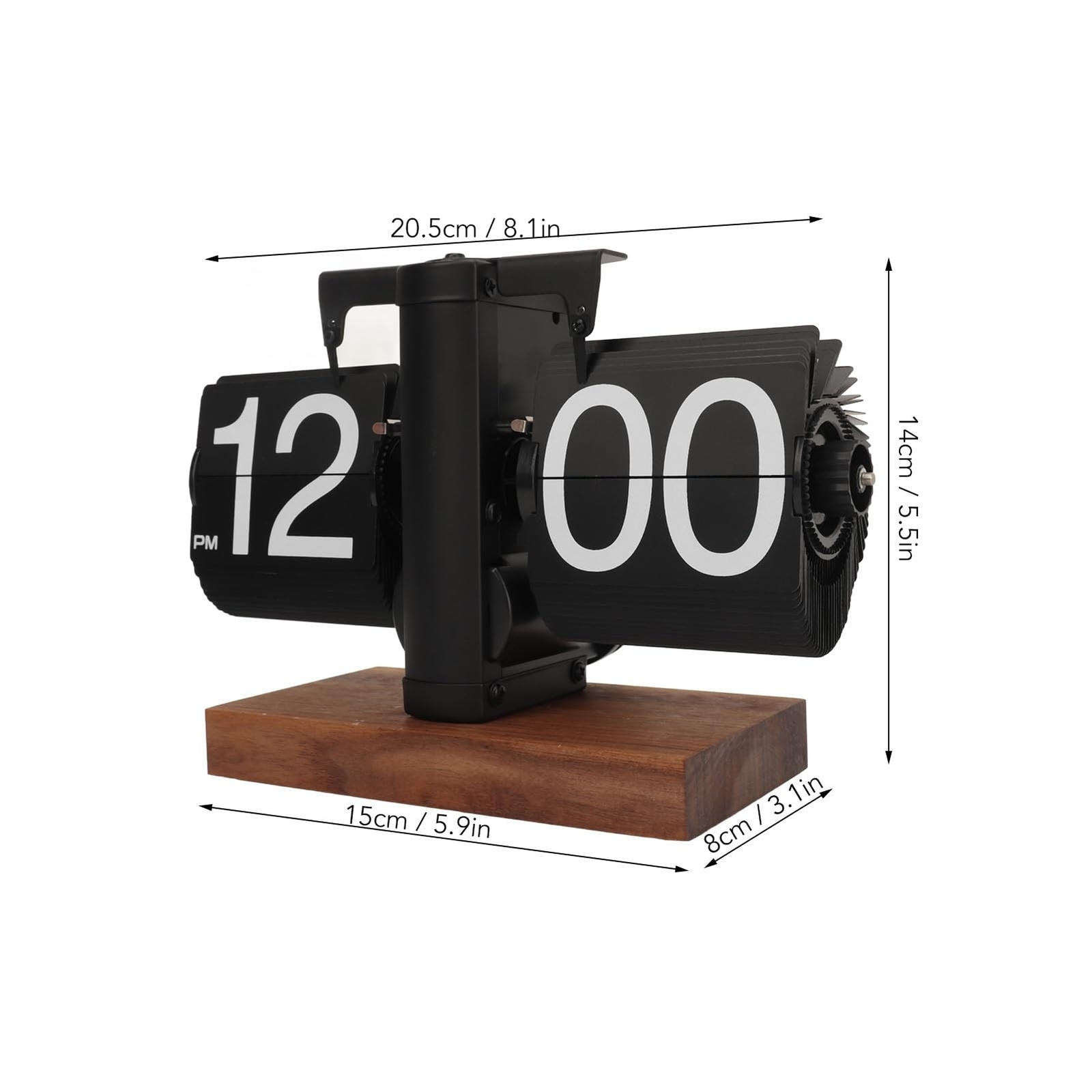 Retro Flip Clock,Flip Desk Clock,Digital Flip Down Clock, Retro ...